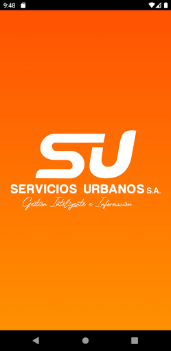 Android application Servicios Urbanos screenshort
