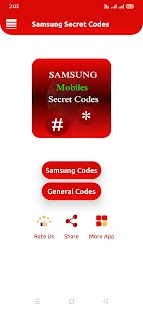Secret Code for Samsung Phones Screenshot