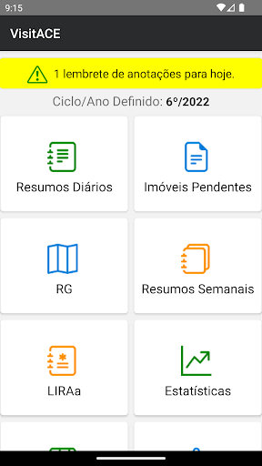 Android application VisitACE - Agente de Endemias screenshort