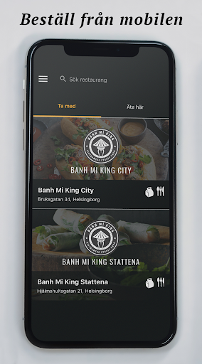 Android application Banh Mi King screenshort