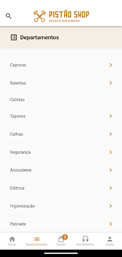 Pistão Shop Screen 2