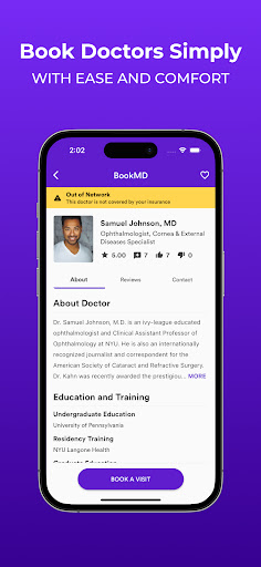 Android application BookMD: Book My Doctor screenshort