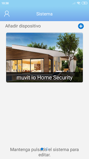 Android application muvit iO Home Security screenshort