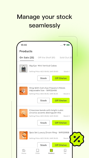 Wing Go Seller Screen 3
