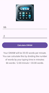 GWAM Calculator