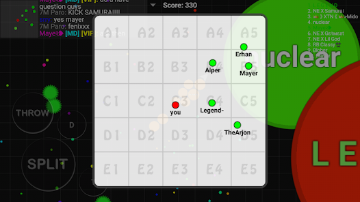 Decent game of Agar.io. Killed tons of people named Russia. :) GO