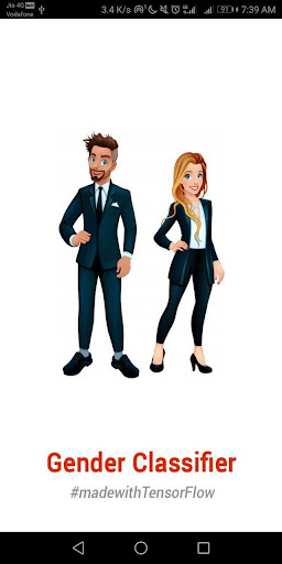 Android application Gender Classifier - I can pred screenshort