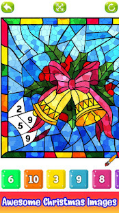 Stained Glass Color by Number - Adult Paint Book