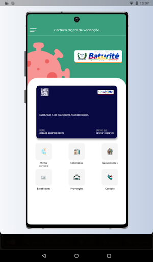Android application Cartão do Cidadão - Baturité screenshort
