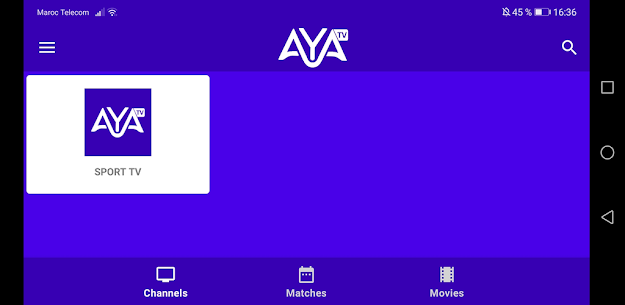 تحميل تطبيق AYA TV لمشاهدة المسلسلات والمباريات مباشر 5