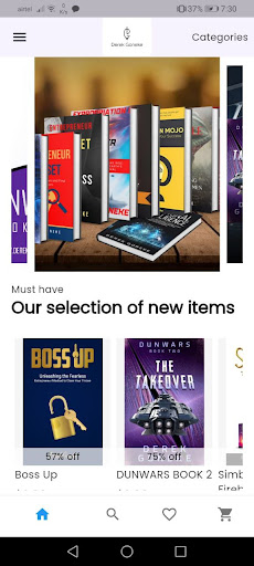 Android application DG Quick Shop screenshort