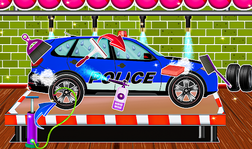 Android application Police Car Service Gas Station screenshort