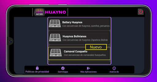 BatteryHuayno - Secuencias Hua