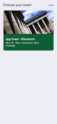 Wiersholm Events Screen 2