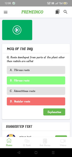 Android application PreMedico screenshort