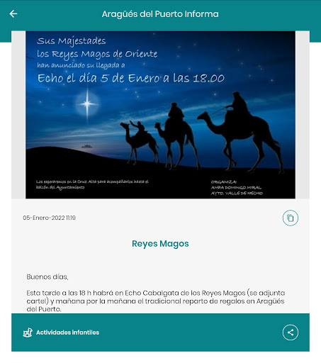 Aragües del Puerto Informa Screen 3