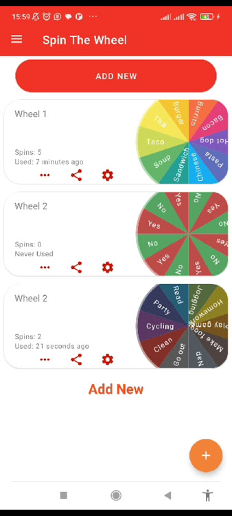 Spin The Wheel - Random Picker - New - (Android)