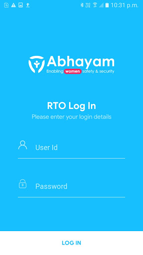 Android application Abhayam RTA screenshort