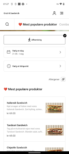 Grab It Sandwich Screen 3