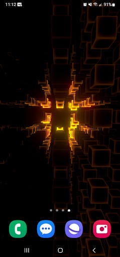 Android application Infinity Cubes Live Wallpaper screenshort