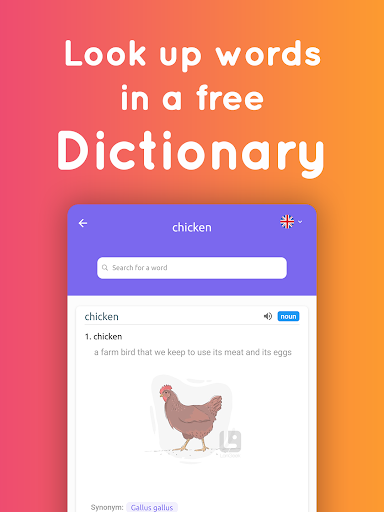 Screenshot of LanGeek | English Vocabulary