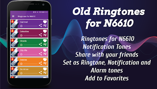 Old Ringtones for Nokia 6610