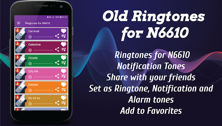 Old Ringtones for Nokia 6610 - nokia 6610 ringtones - (Android)