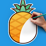 Cover Image of ดาวน์โหลด Learn to draw cute food  APK