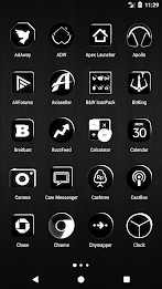 Flat Black and White Icon Pack poster 2