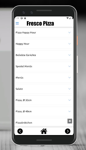 Fresco Pizza Screen 2