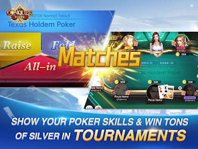 Captura de Pantalla 18 Conquer Poker - Texas Hold'em android