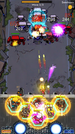 Cyber War: Idle Tower Defense Games screenshots 6