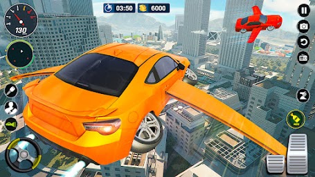 Flying Car- Ultimate 3D Stunts