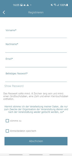 WeACT Con App Screen 3