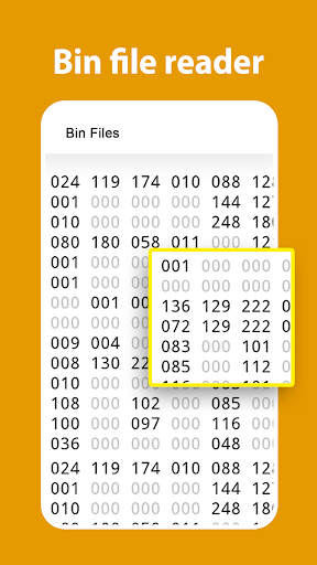 Bin file OpenerBin viewer app