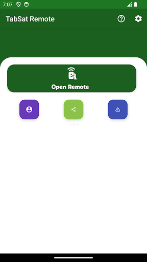 Android application Remote for Tabsat TV Receiver screenshort