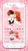 screenshot of Sakura Romantic Lover Keyboard