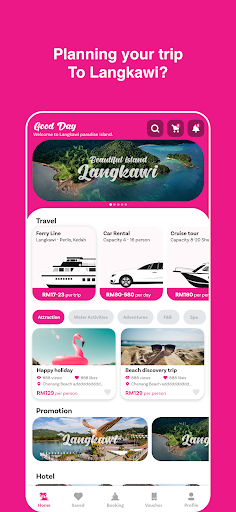 Android application Go Langkawi screenshort