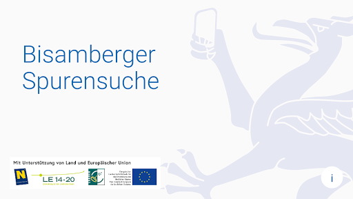 Android application Bisamberger Spurensuche screenshort