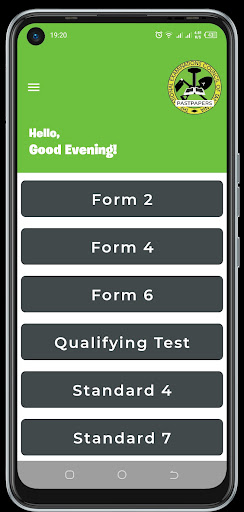 NECTA Pastpapers Screen 2