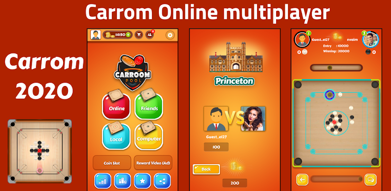 Carrom board 3D - Carrom online multiplayer