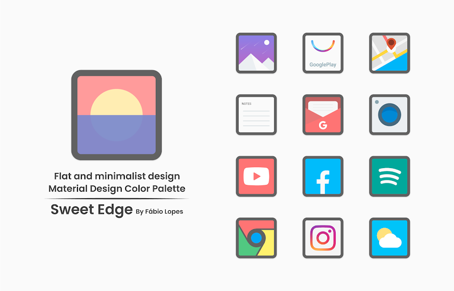 Sweet Edge - Icon Pack 2.7 APK + Mod (Unlimited money) untuk android
