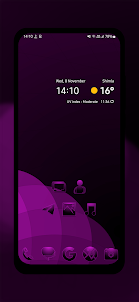 Pink Night Icon Pack