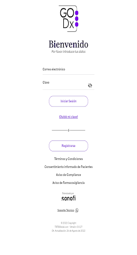 Android application GoDx screenshort