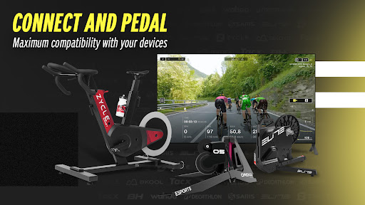 Screenshot of BKOOL Cycling: indoor training