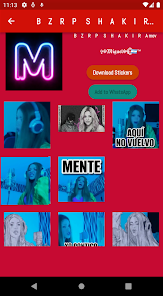 Captura 2 Stickers de Shakira android