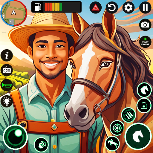Virtual Horse Farm Riding 3d