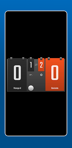 Android application PingPong ScoreBoard screenshort