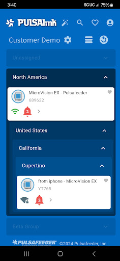 PULSAlink Screen 2