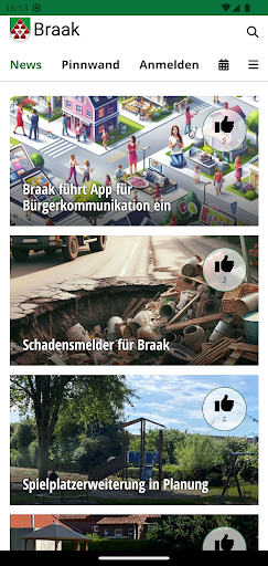 Android application Braak screenshort